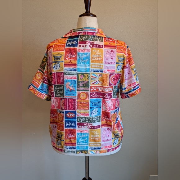 Target Pride Adult Pajama Satin Top Size Large - Picture 3 of 7